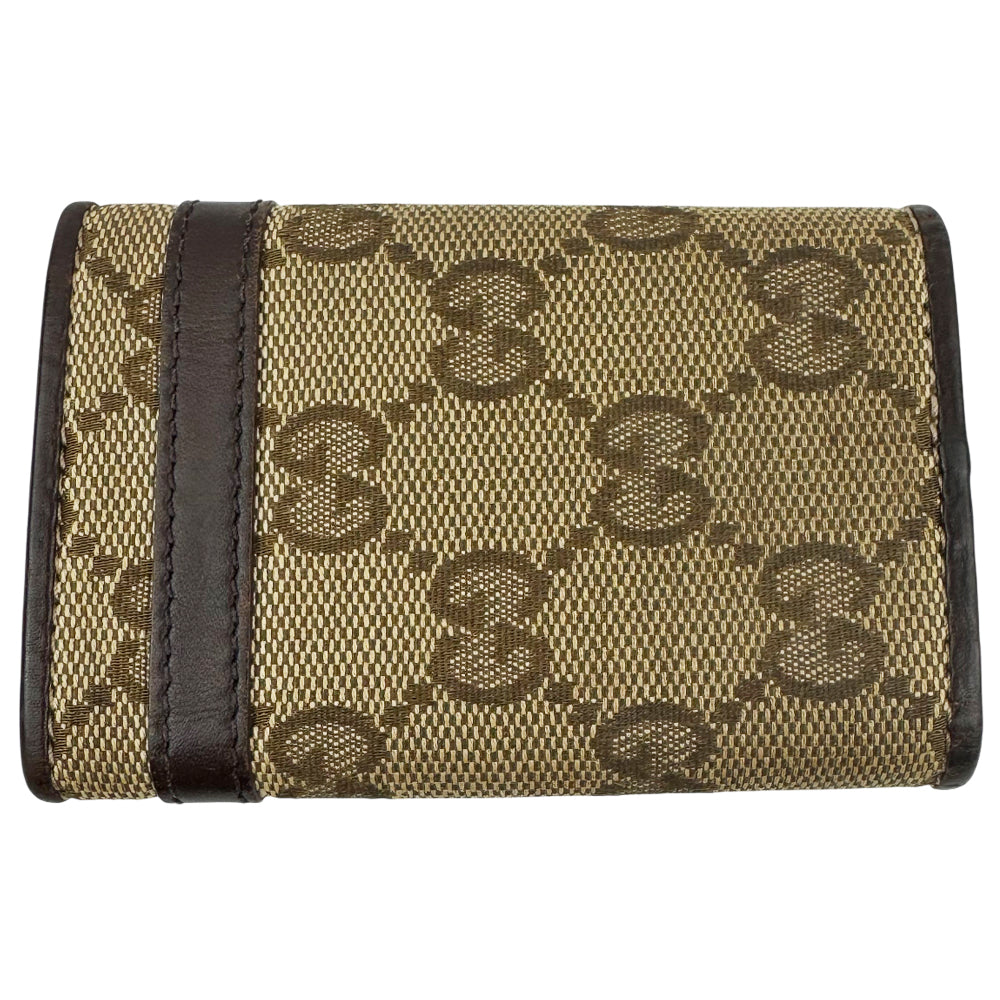 GUCCI GG Brown Canvas 6 Point Key Holder LHQ920