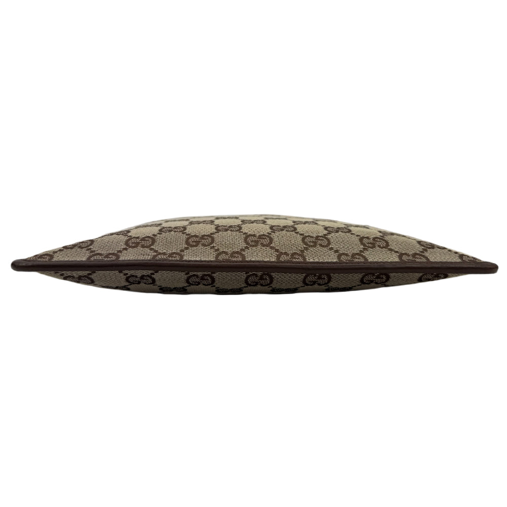 GUCCI GG Brown Canvas Crossbody Shoulder Bag LHQ921