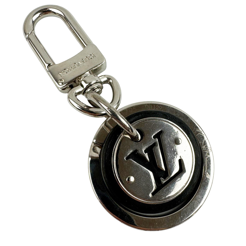 LOUIS VUITTON Porte Cles LV Circle Initials Keychain Bag Charm LHQ927