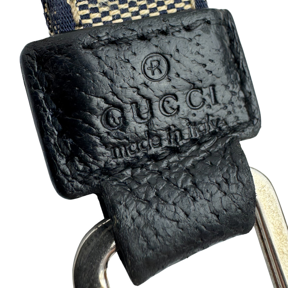 GUCCI GG Supreme Keychain Bag Charm LHQ932