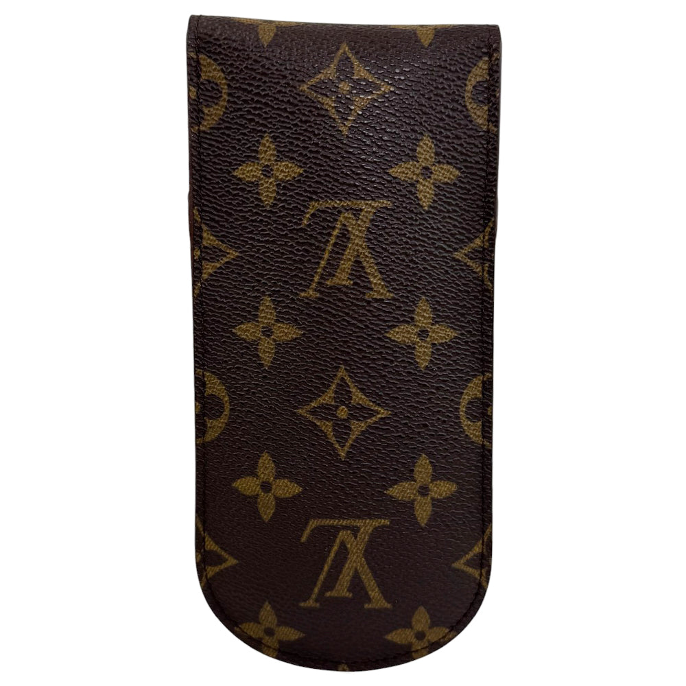 LOUIS VUITTON Brown Monogram Glasses Case LHQ933