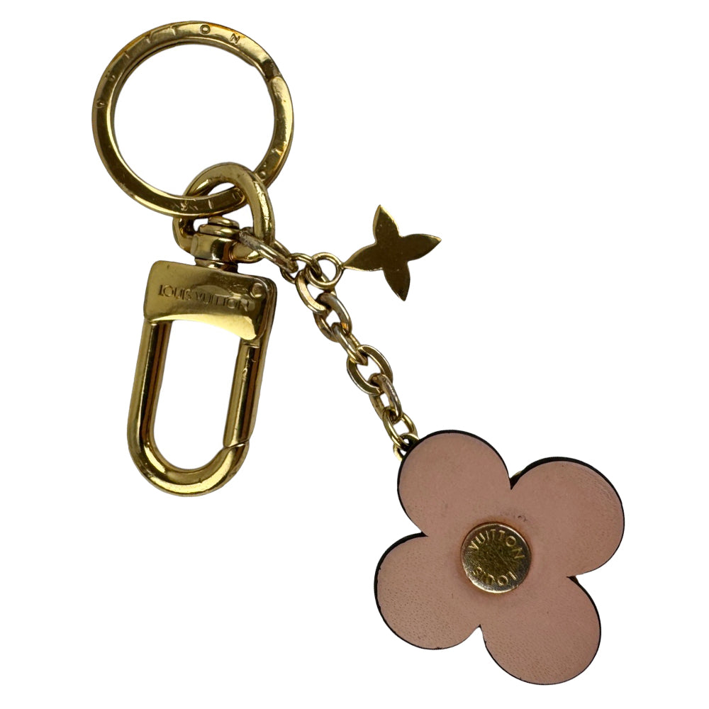 LOUIS VUITTON Portocle Blooming Flower Keychain Bagcharm LHQ938