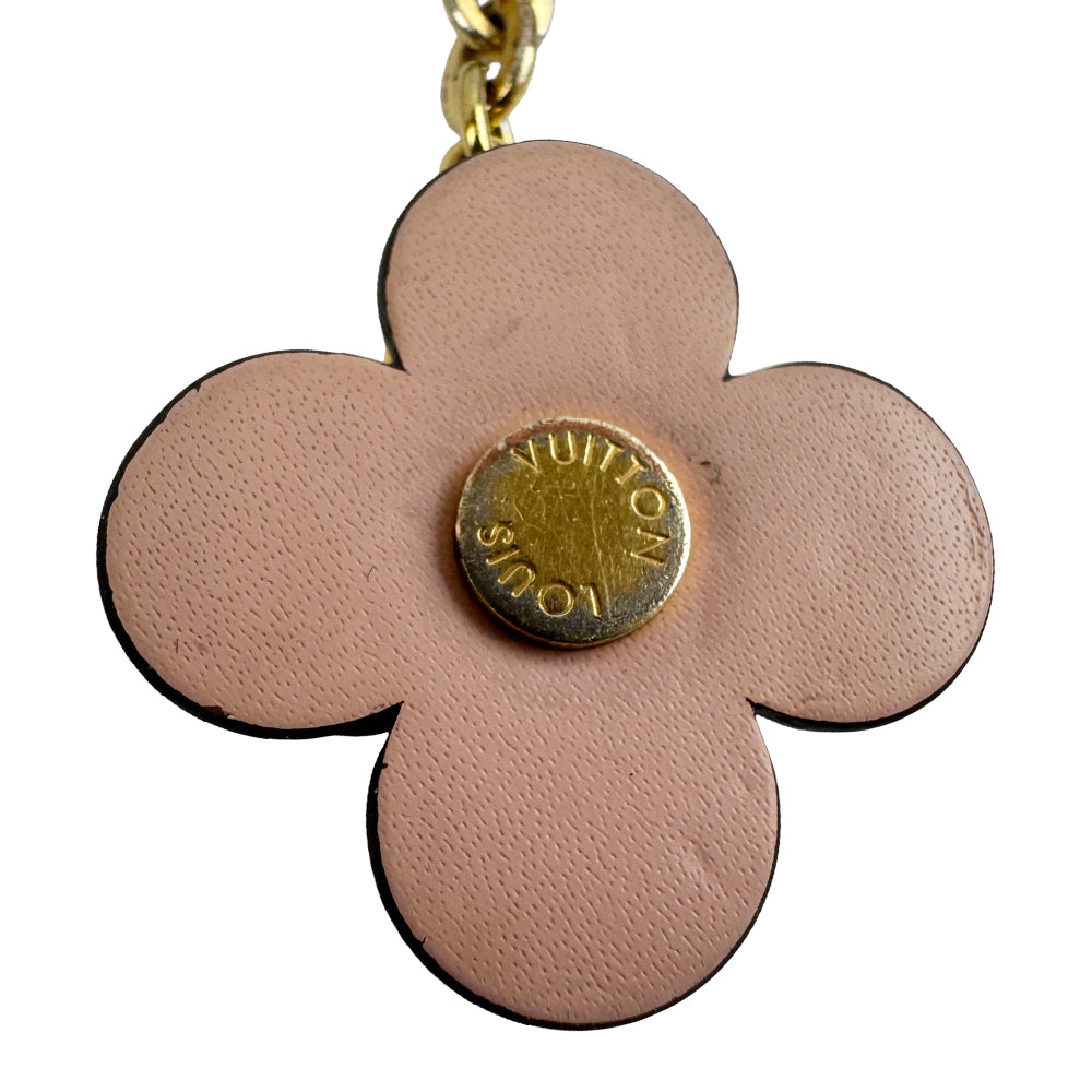 LOUIS VUITTON Portocle Blooming Flower Keychain Bagcharm LHQ938
