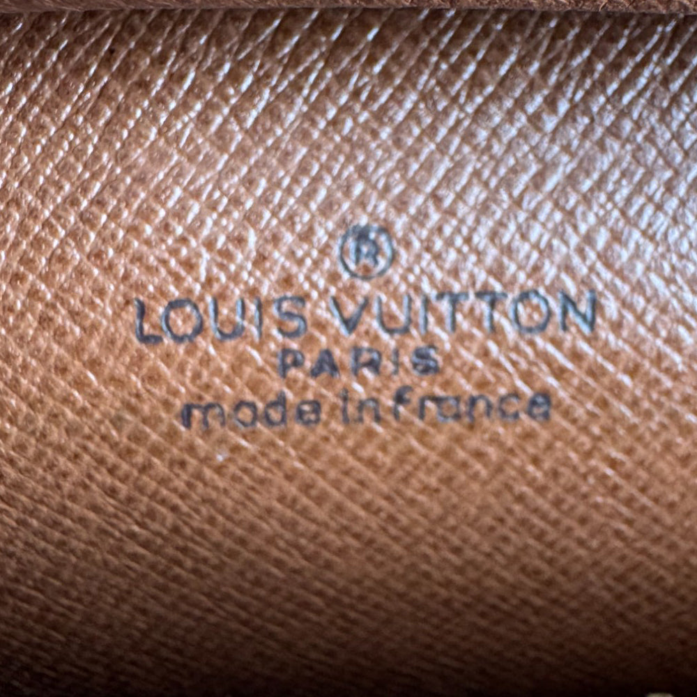 LOUIS VUITTON Brown Monogram Pochette Homme Pouch Clutch LHQ944