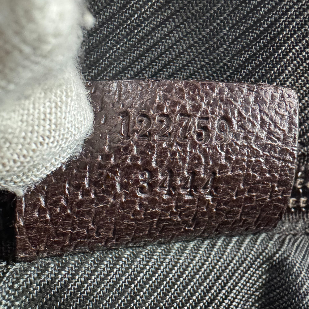 GUCCI GG Brown Canvas Crossbody Shoulder Bag LHQ949
