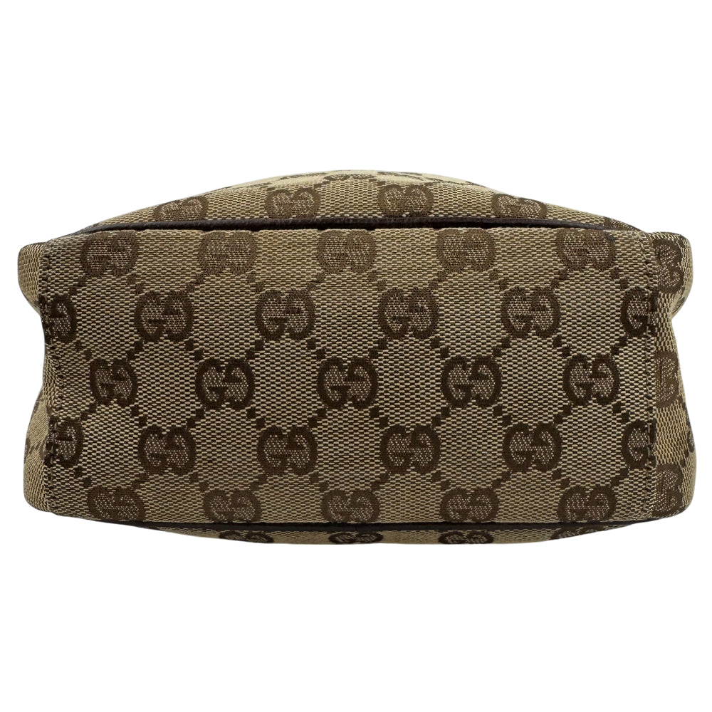 GUCCI GG Brown Canvas Crossbody Shoulder Bag LHQ949