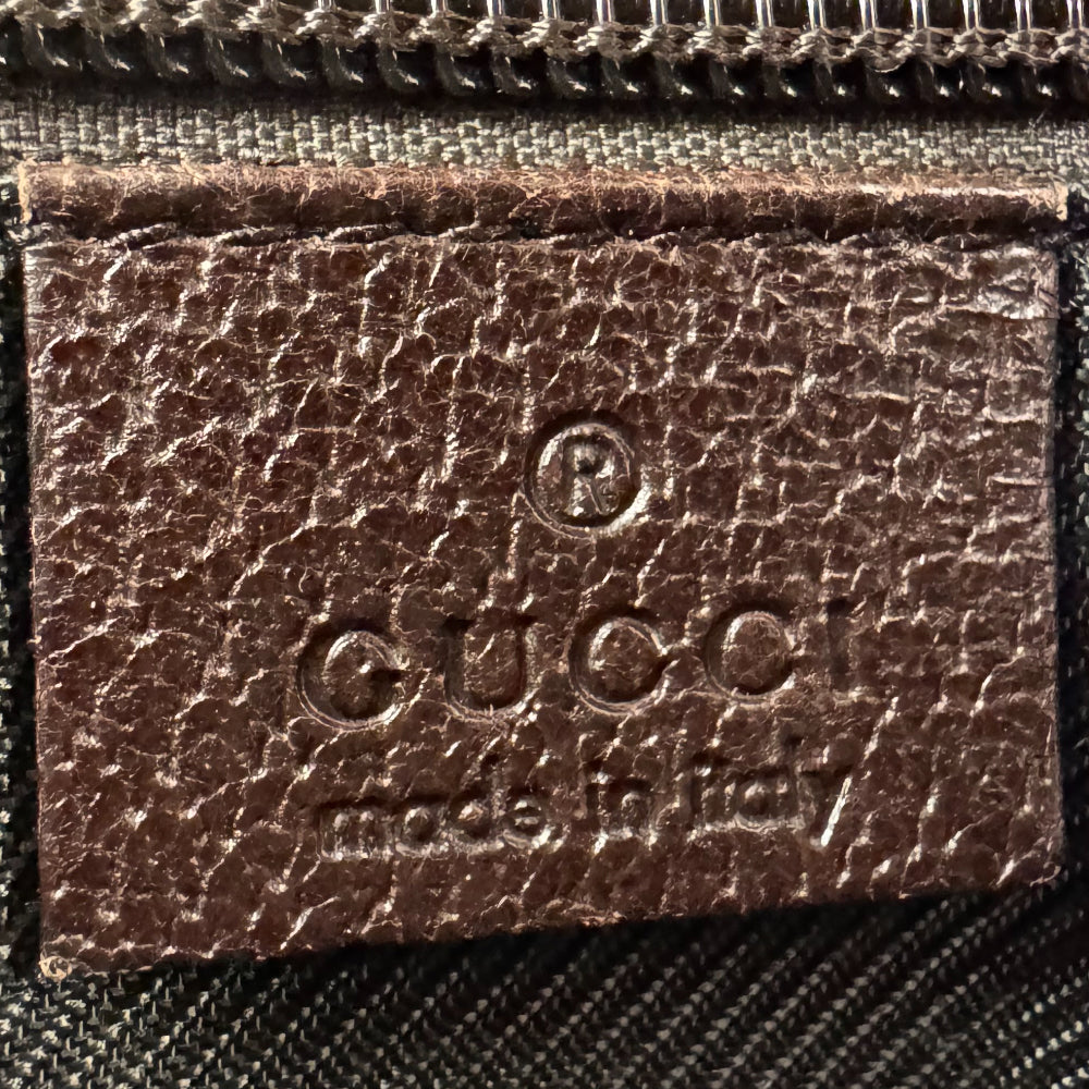 GUCCI GG Brown Canvas Crossbody Shoulder Bag LHQ949