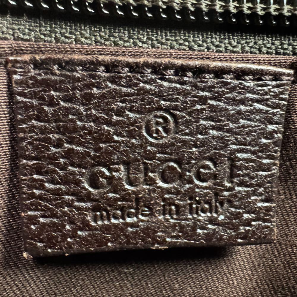 GUCCI GG Brown Canvas Crossbody Shoulder Bag LHQ951
