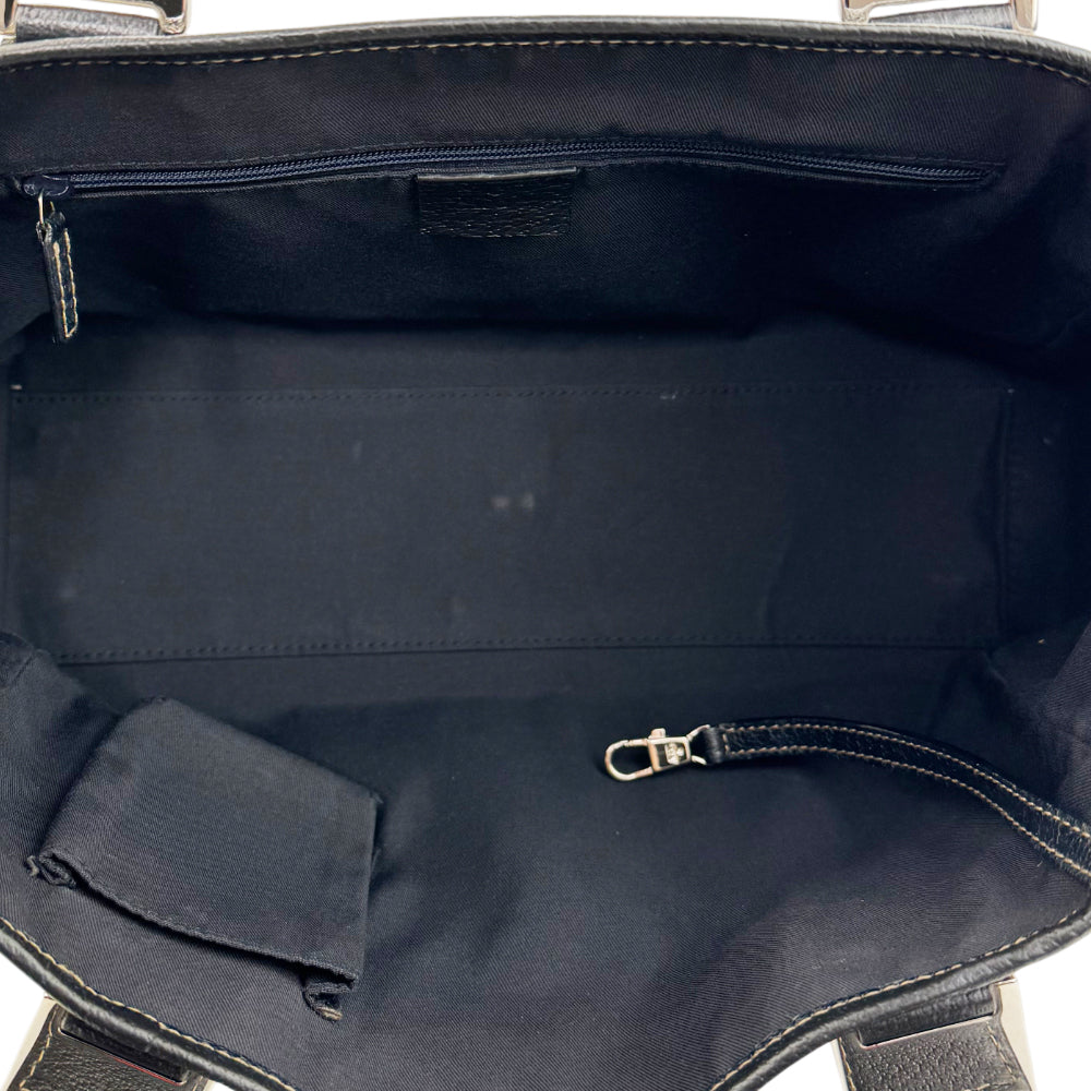 GUCCI GG Canvas Sherry Line Tote Shoulder Bag LHQ952