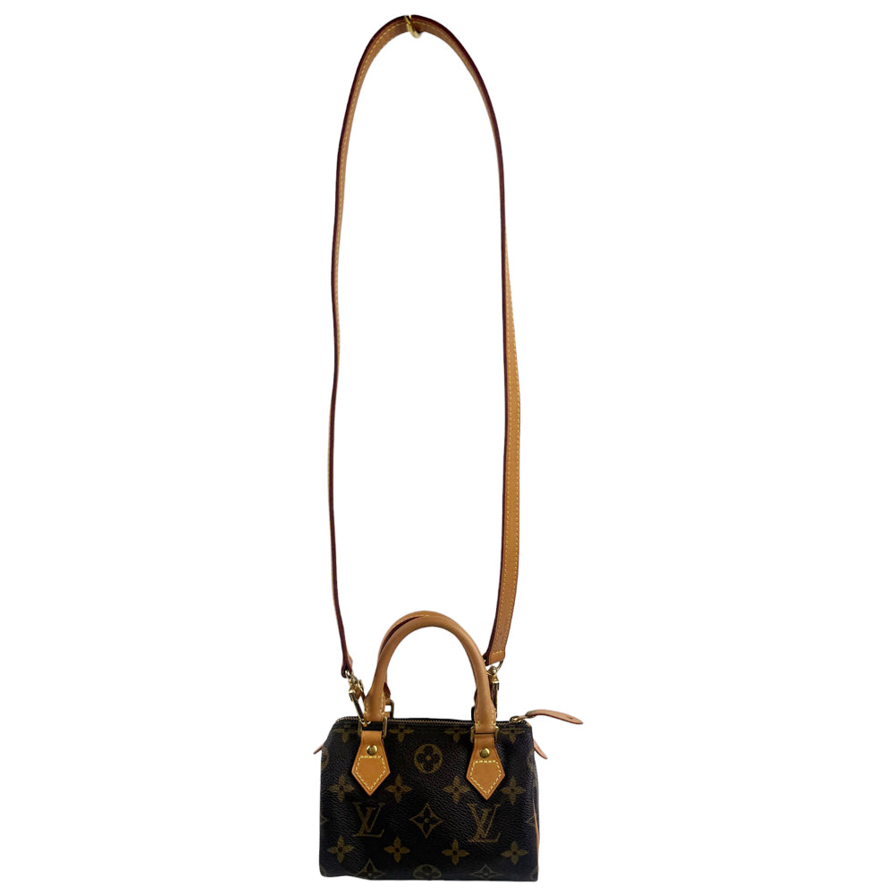 LOUIS VUITTON Nano Speedy Shoulder Bag LHQ956