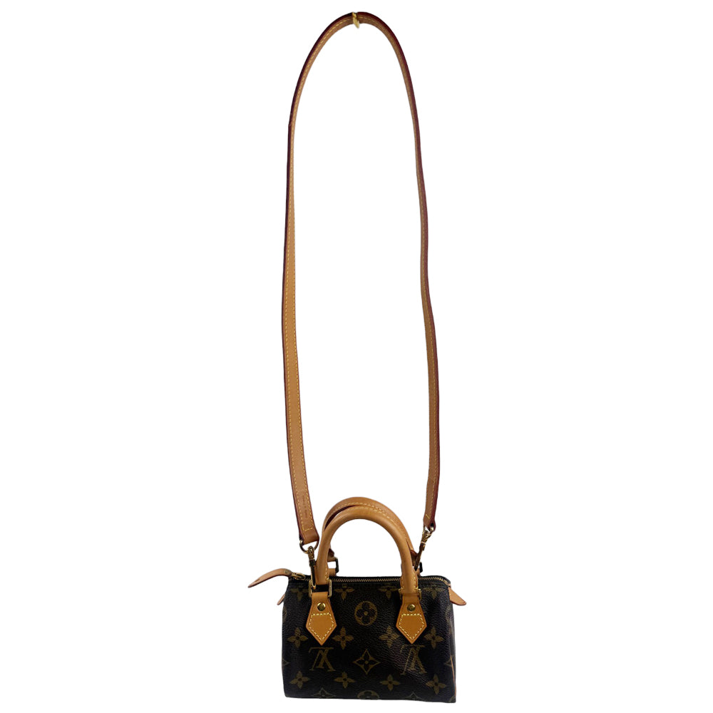 LOUIS VUITTON Nano Speedy Shoulder Bag LHQ956