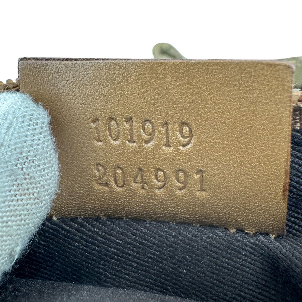 GUCCI GG Brown Canvas Tote Shoulder Bag LHQ957