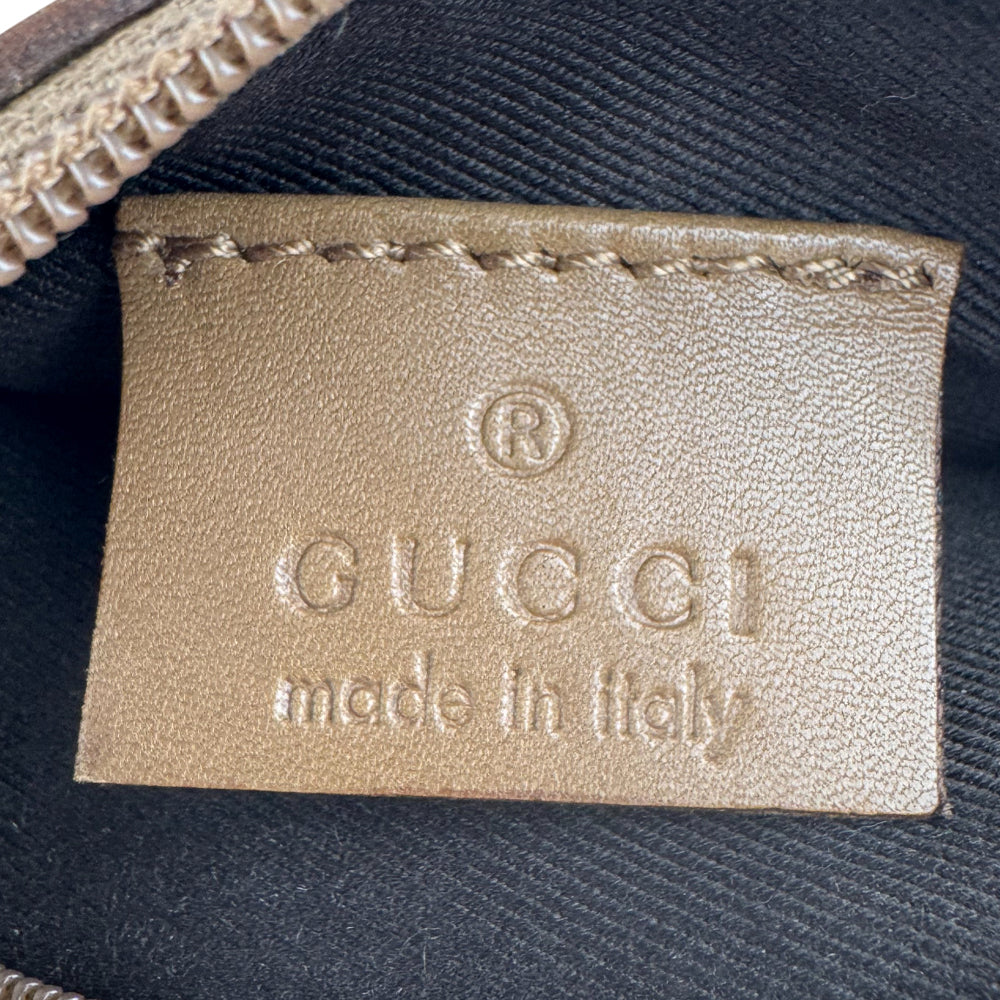 GUCCI GG Brown Canvas Tote Shoulder Bag LHQ957