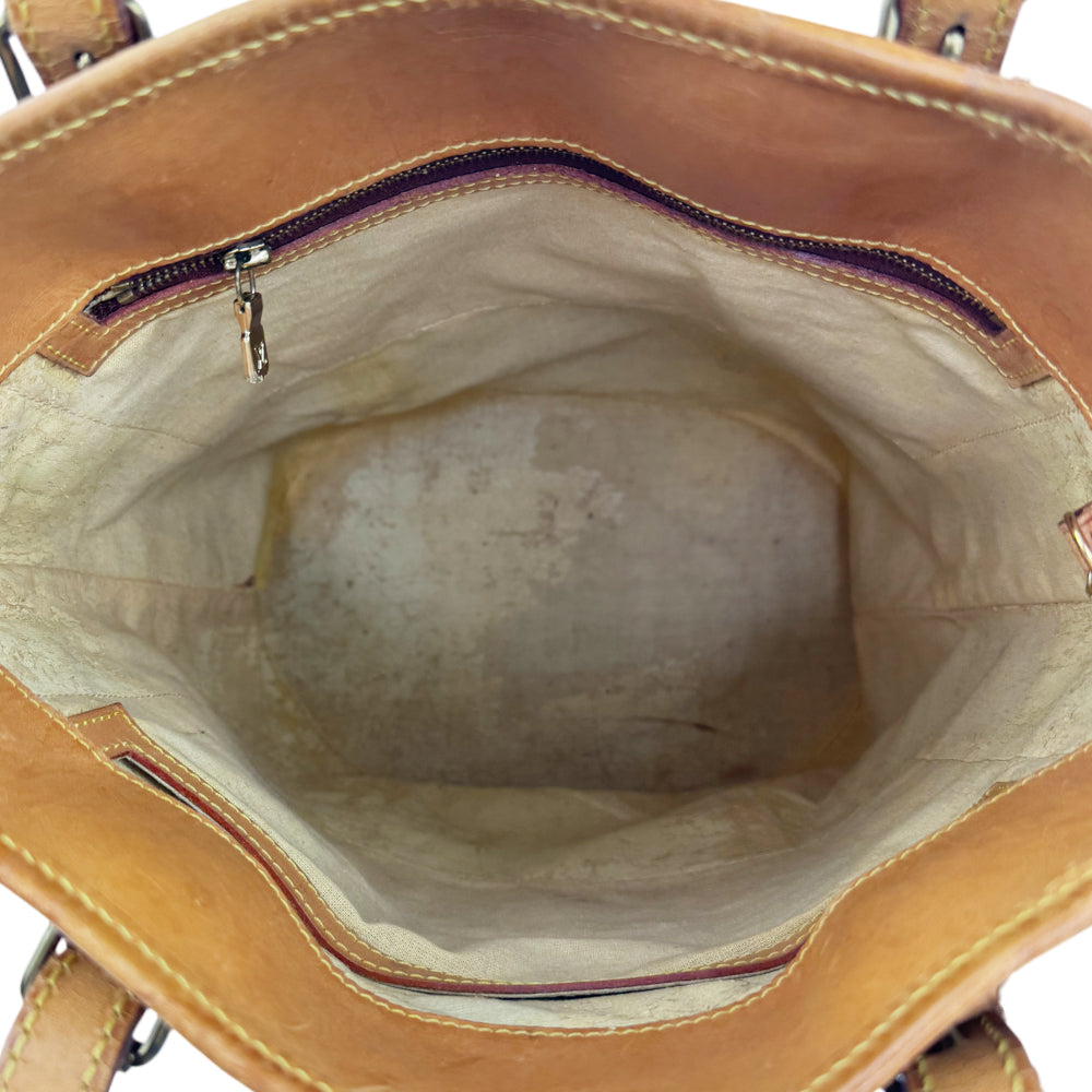 LOUIS VUITTON Brown Monogram Bucket GM Tote Shoulder Bag LHQ959