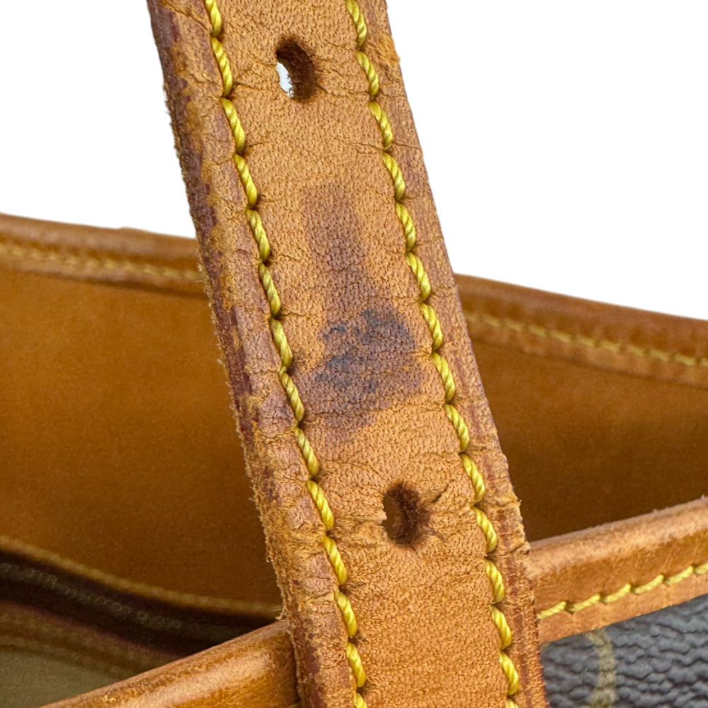 LOUIS VUITTON Brown Monogram Bucket GM Tote Shoulder Bag LHQ959