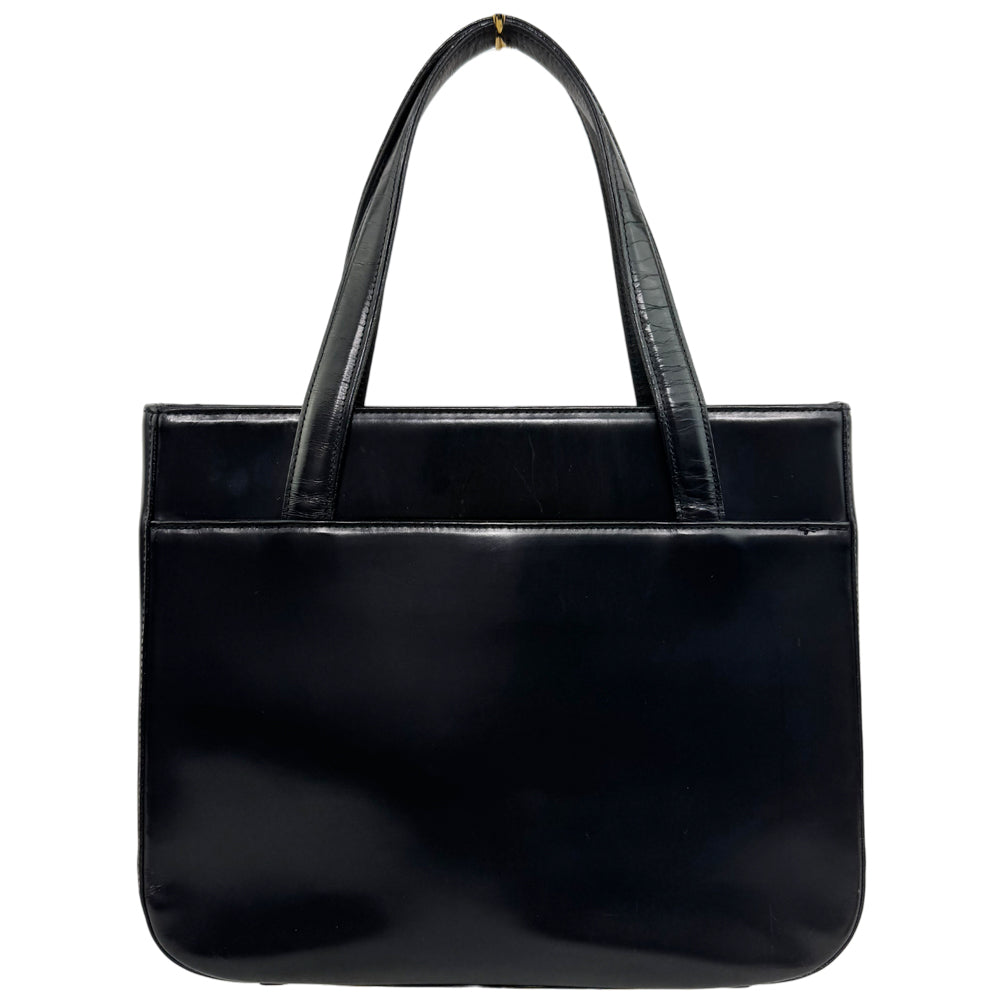 BURBERRY Black Leather Handbag LHQ960