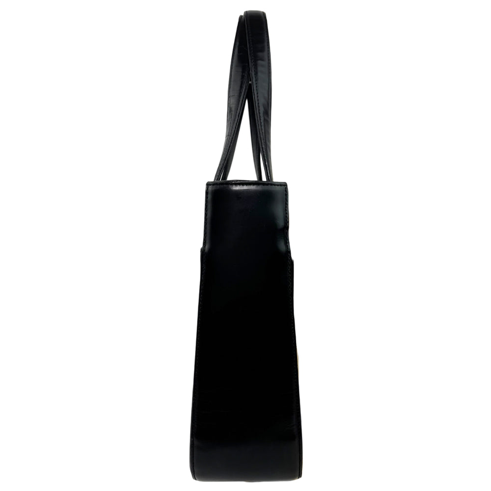 BURBERRY Black Leather Handbag LHQ960