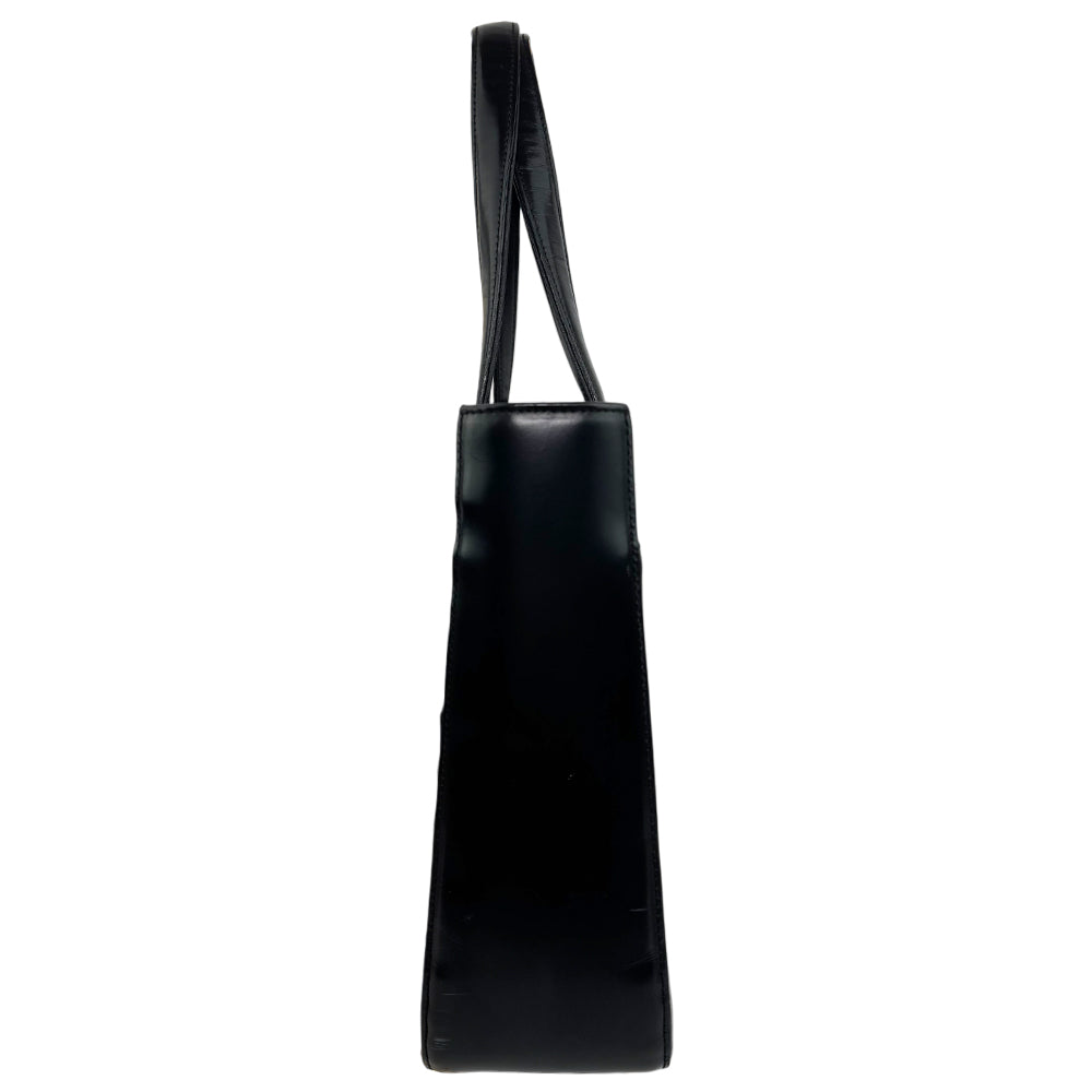 BURBERRY Black Leather Handbag LHQ960