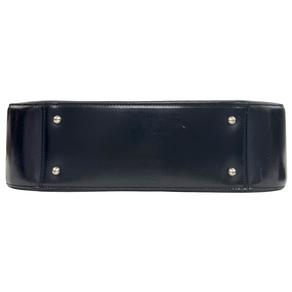 BURBERRY Black Leather Handbag LHQ960