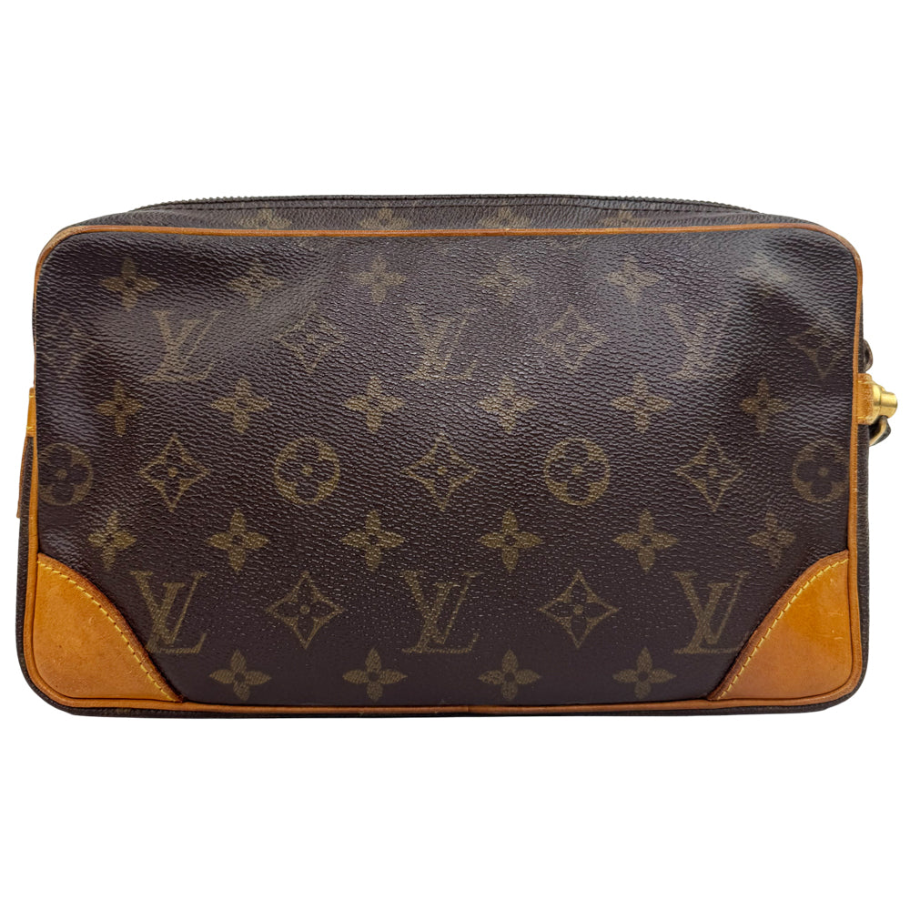 LOUIS VUITTON Monogram Marly Dragonne GM Pouch Clutch LHQ961