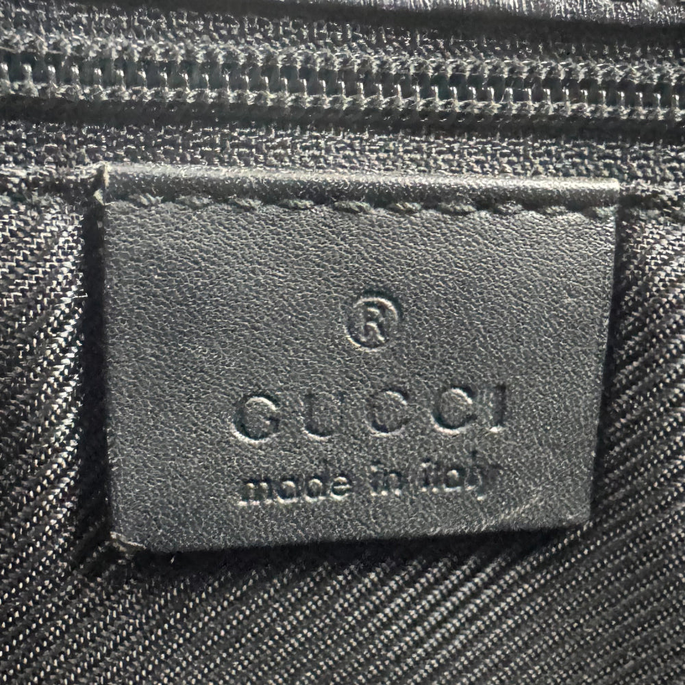 GUCCI GG Brown Canvas Tote Shoulder Bag LHQ962