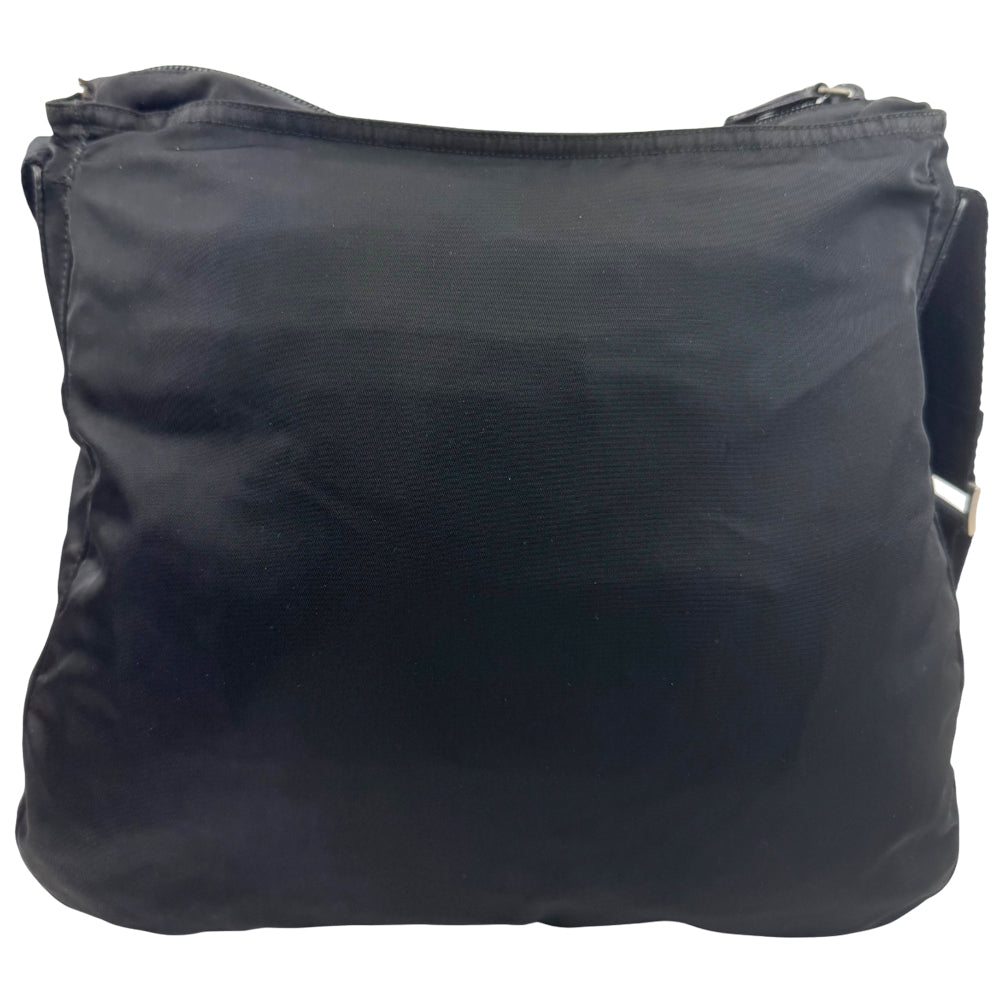 PRADA Black Nylon Crossbody Shoulder Bag LHQ963