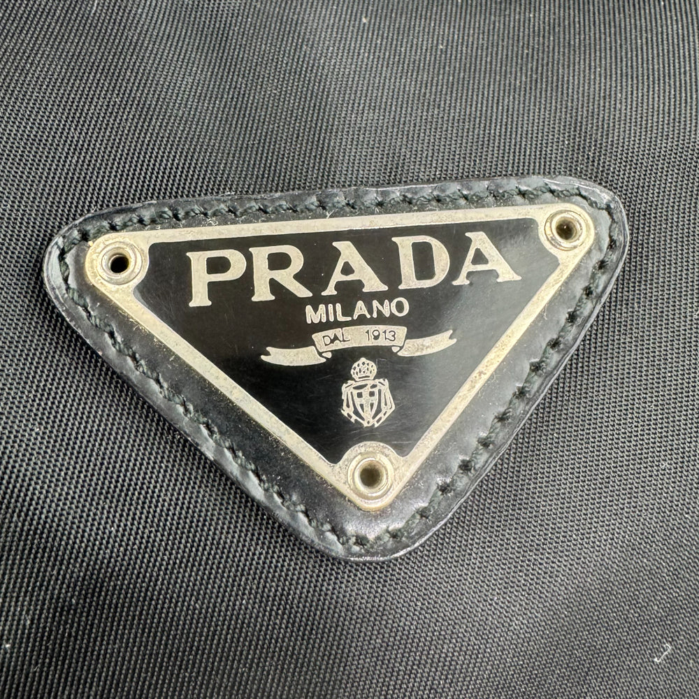 PRADA Black Nylon Crossbody Shoulder Bag LHQ963