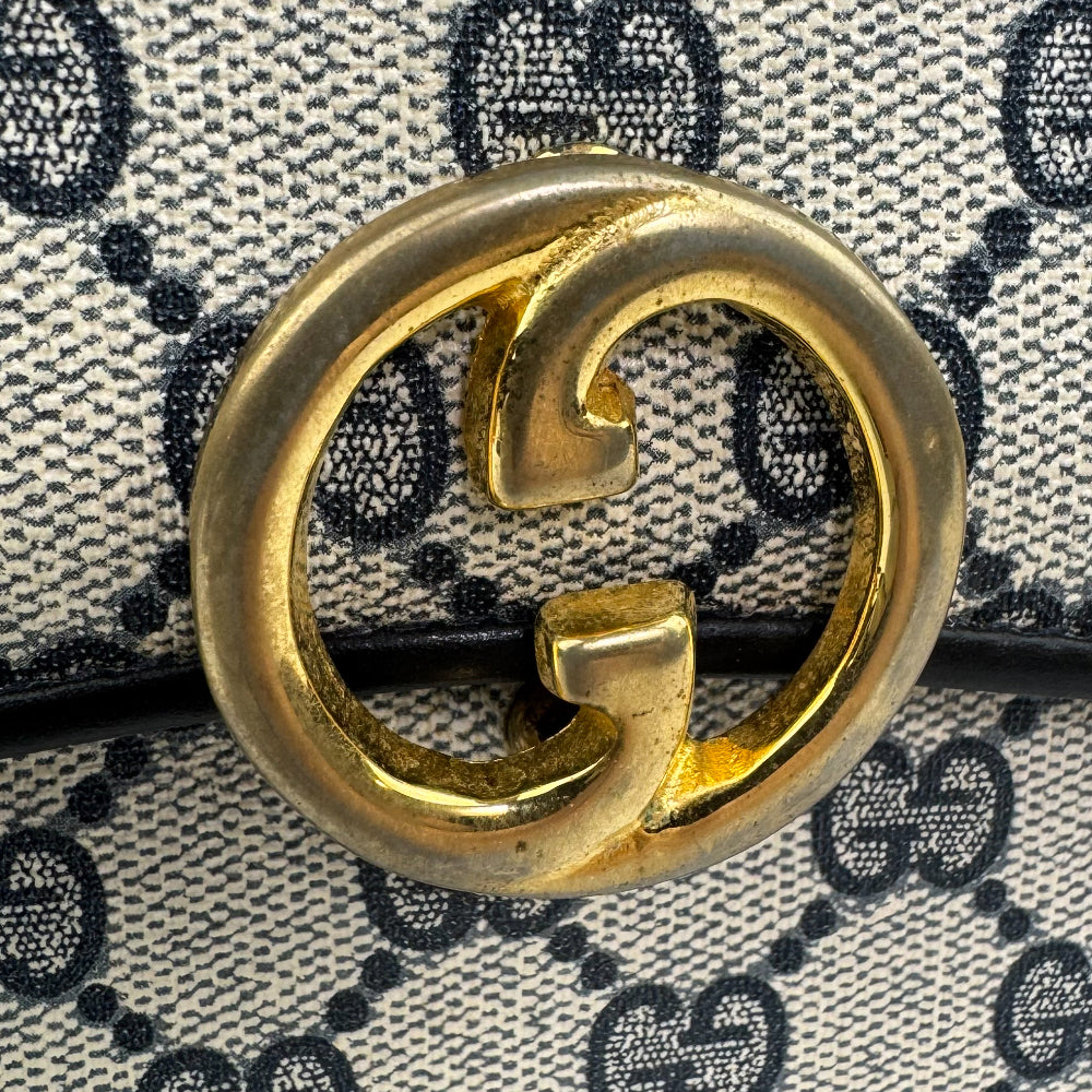GUCCI Beige/Grey GG Supreme Shoulder Bag LHQ964