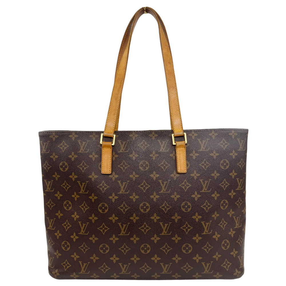 LOUIS VUITTON Brown Monogram Luco Tote Shoulder Bag LHQ966