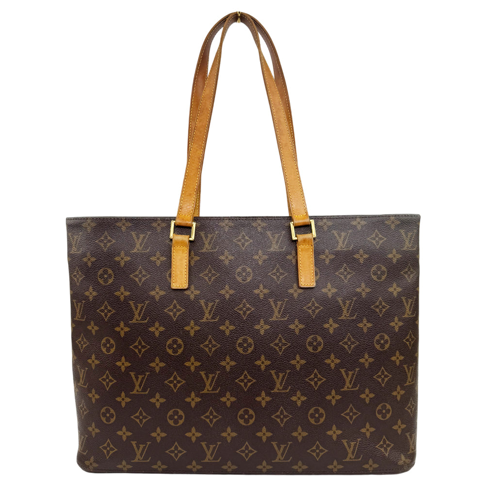 LOUIS VUITTON Brown Monogram Luco Tote Shoulder Bag LHQ966