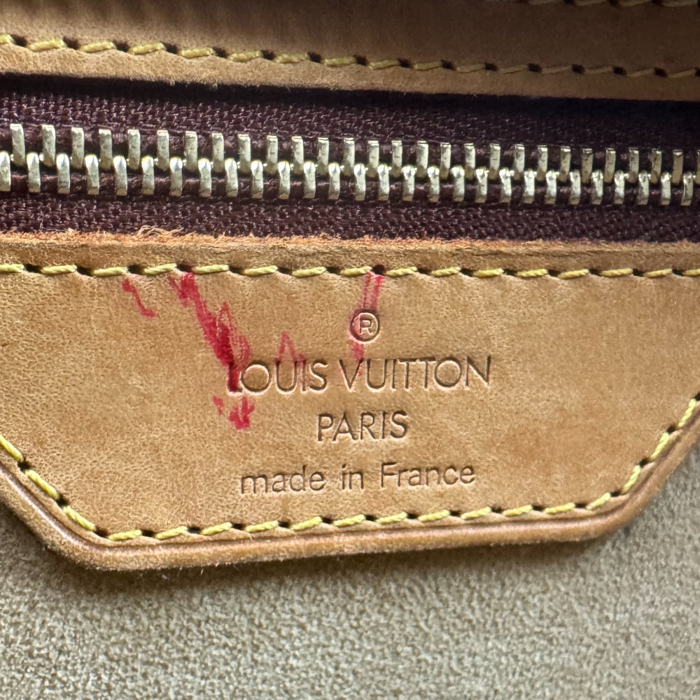 LOUIS VUITTON Brown Monogram Luco Tote Shoulder Bag LHQ966