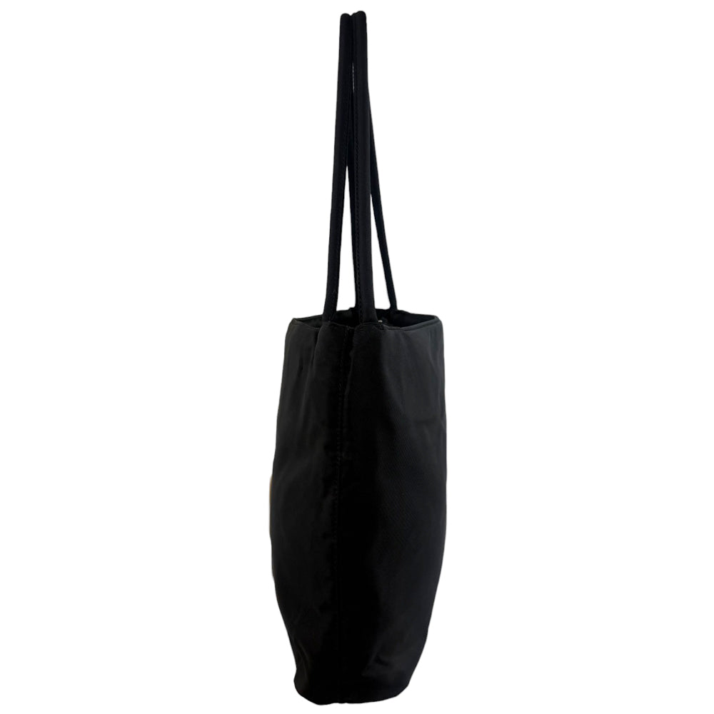 PRADA Black Nylon Tote Handbag LHQ969