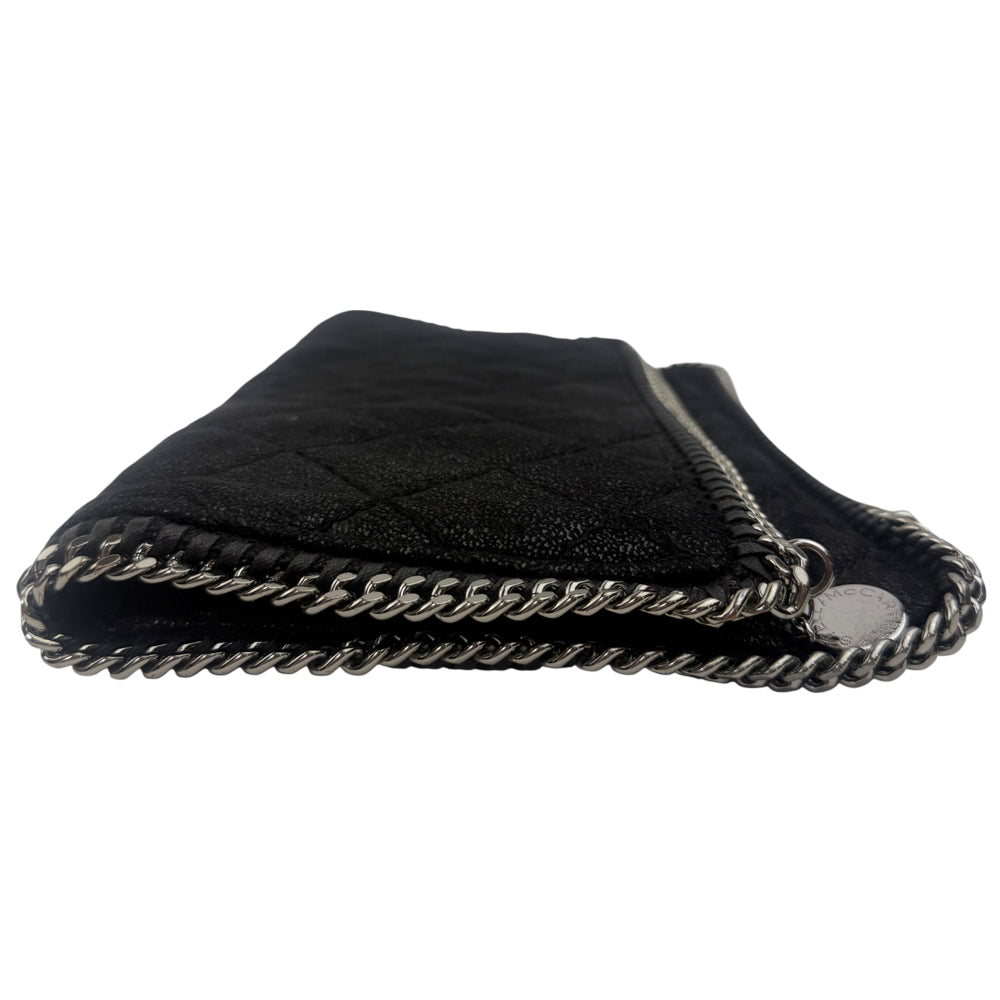 STELLA McCARTNEY Fallabella Black Clutch Bag LHQ972