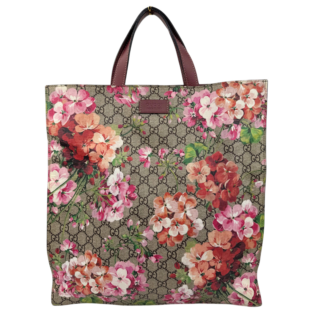 GUCCI GG Supreme Bloom 2 Way Shoulder Tote Bag LHQ979