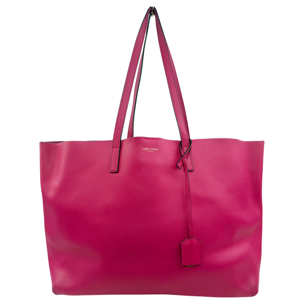 YSL SAINT LAURENT Tote Bag Shopper With Pouch in Pink LHQ980