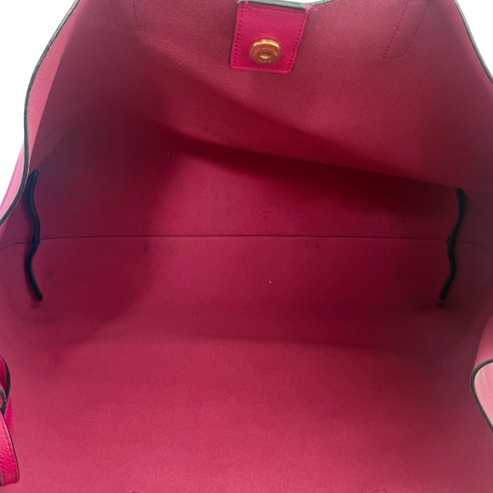 YSL SAINT LAURENT Tote Bag Shopper With Pouch in Pink LHQ980