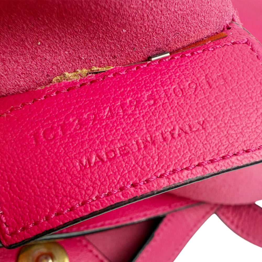 YSL SAINT LAURENT Tote Bag Shopper With Pouch in Pink LHQ980