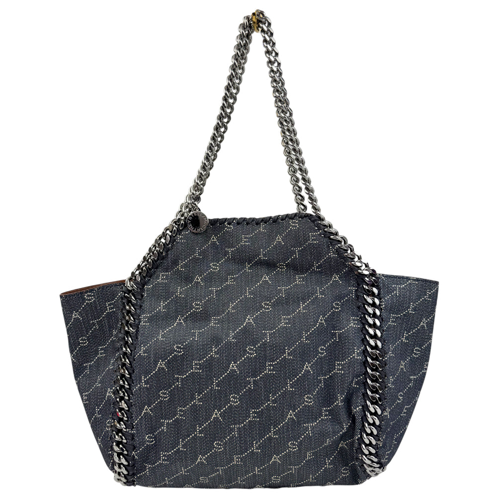 STELLA McCARTNEY Fallabella 2 Way Blue Denim Shoulder Bag LHQ982