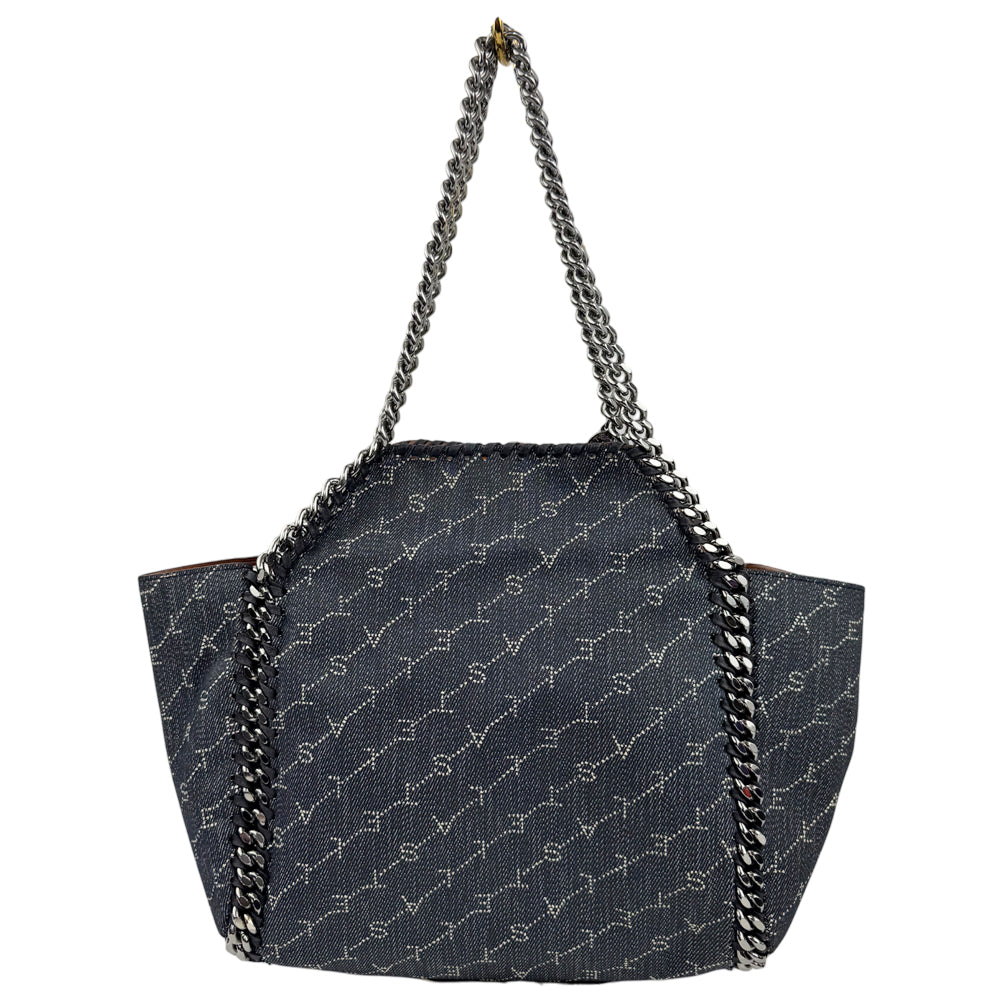 STELLA McCARTNEY Fallabella 2 Way Blue Denim Shoulder Bag LHQ982