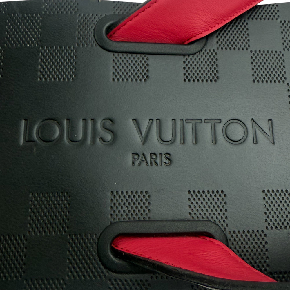LOUIS VUITTON Damier Graphite Mens Sandals Flip Flops LHQ986