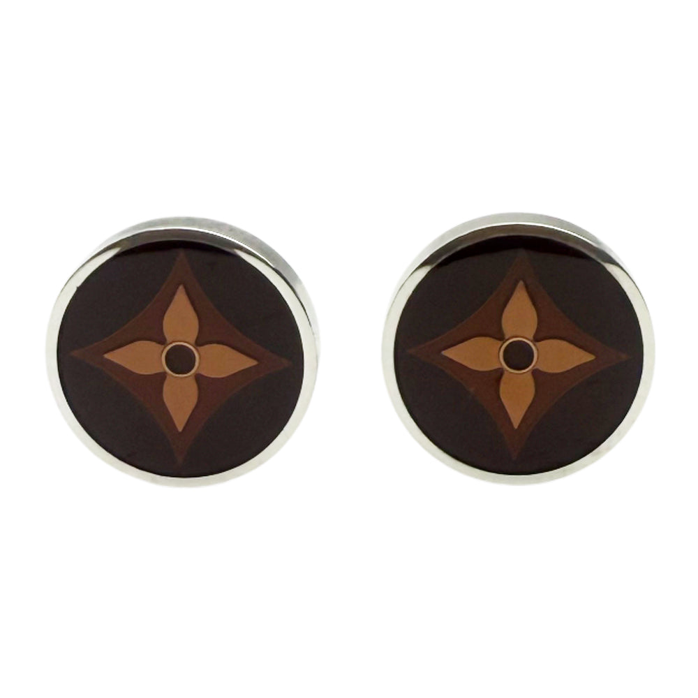 LOUIS VUITTON Bouton de Manchette Fleur Cufflinks LHQ990