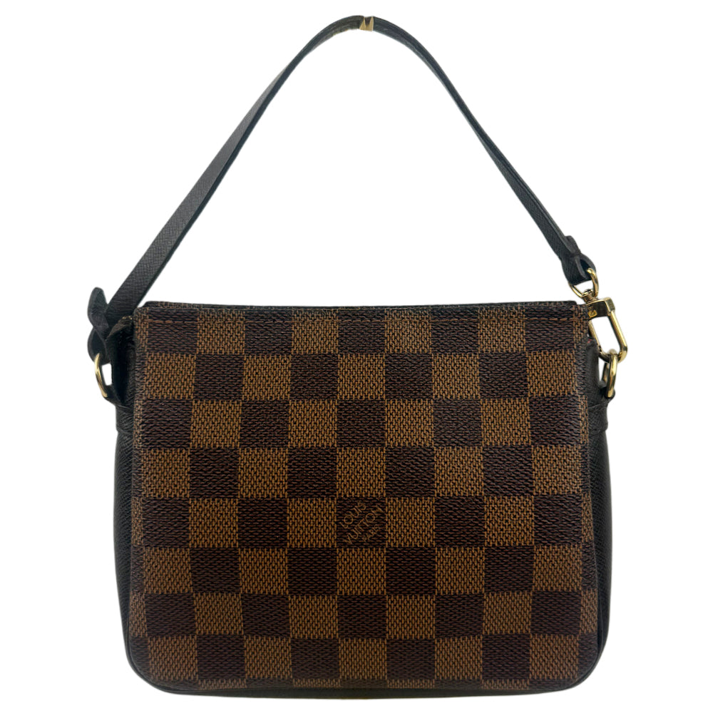 LOUIS VUITTON Trousse Mini Pochette Damier Ebene Bag LHQ991