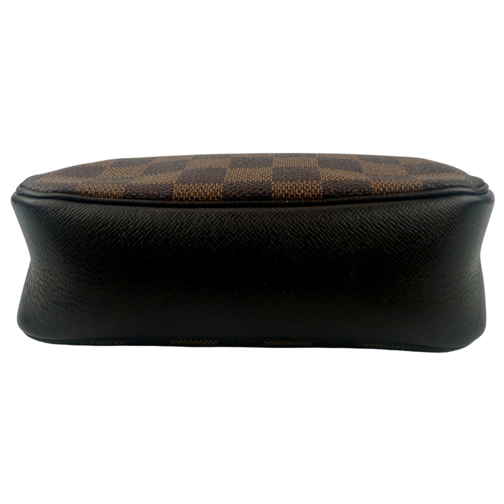 LOUIS VUITTON Trousse Mini Pochette Damier Ebene Bag LHQ991