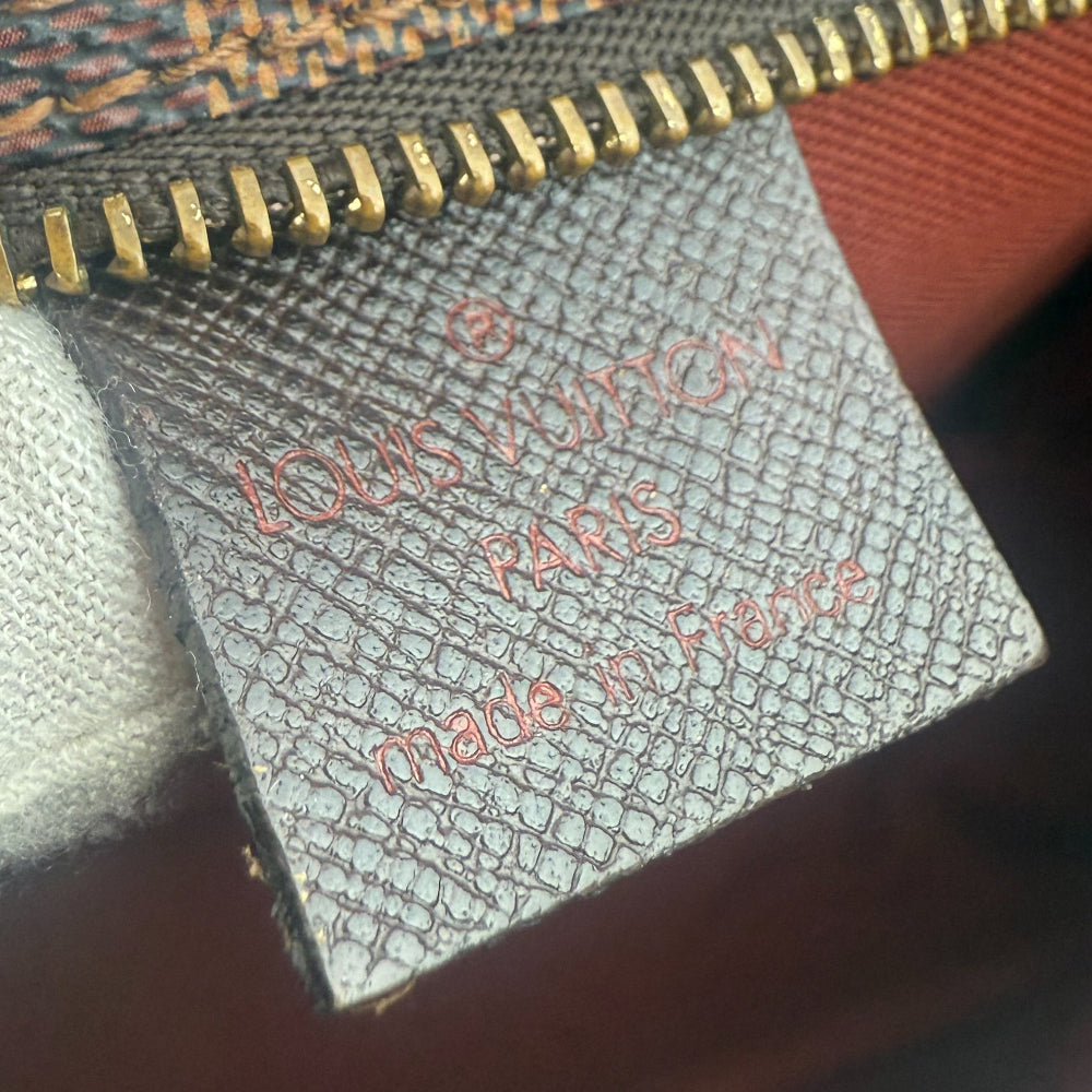 LOUIS VUITTON Trousse Mini Pochette Damier Ebene Bag LHQ991