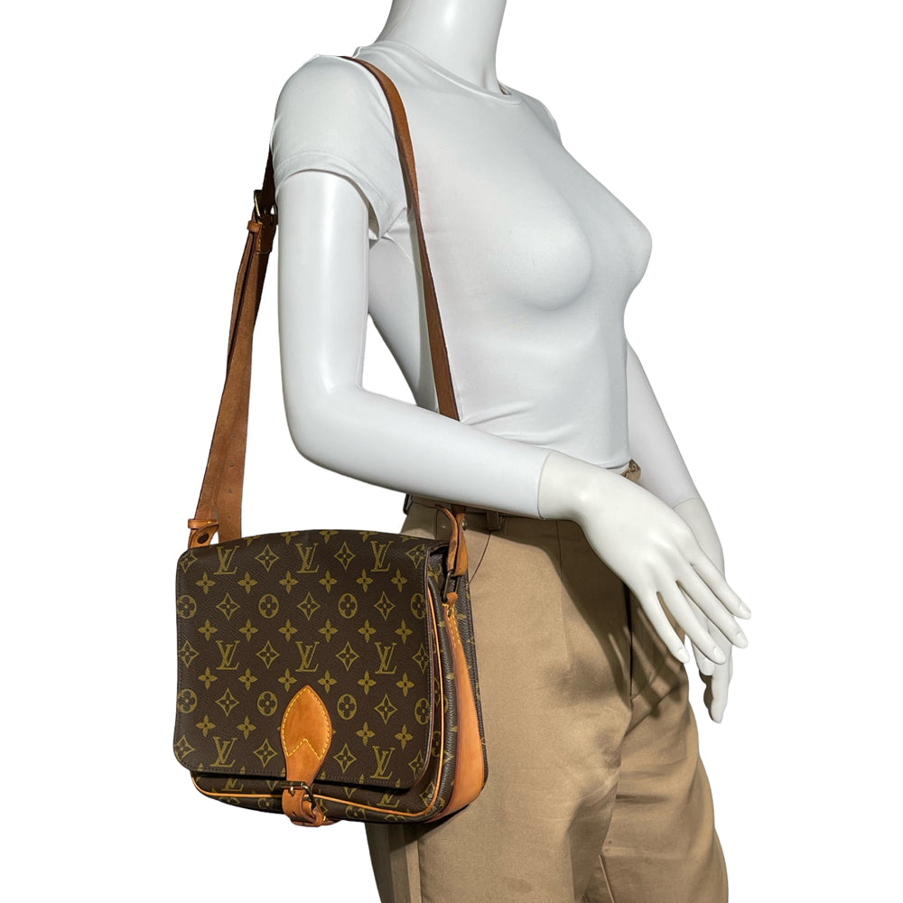 LOUIS VUITTON Borsa a tracolla Cartouchiere GM Monogram LHQ88