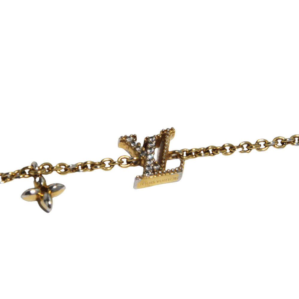 LOUIS VUITTON LV Bracelet Iconique Métal et Zircon LHQ156