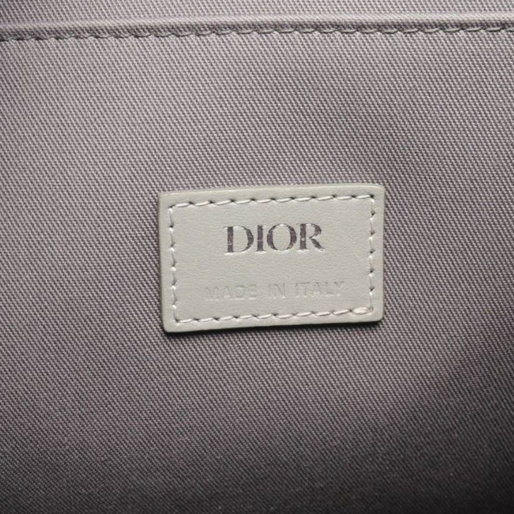 CHRISTIAN DIOR Hit The Road Mochila Mochila PVC Piel Gris RES41