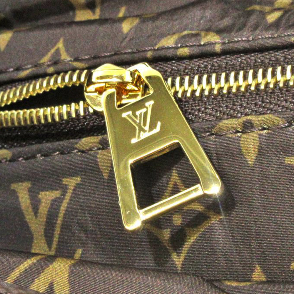 LOUIS VUITTON In viaggio MM LV Pillow Tote Bag Noir Nylon riciclato RES44