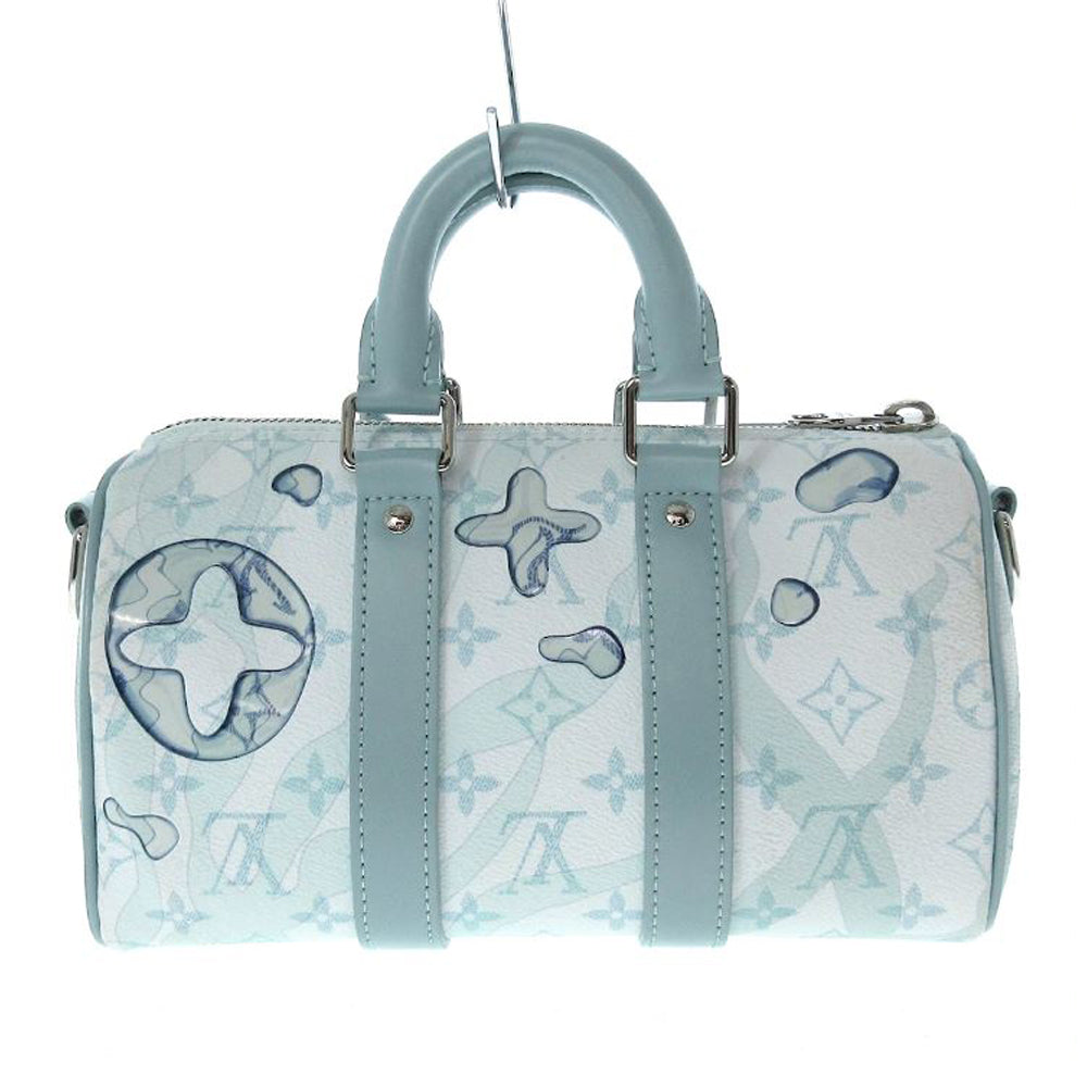 LOUIS VUITTON Keepall Bandouliere 25 Monograma Aqua Garden Bolso RES47