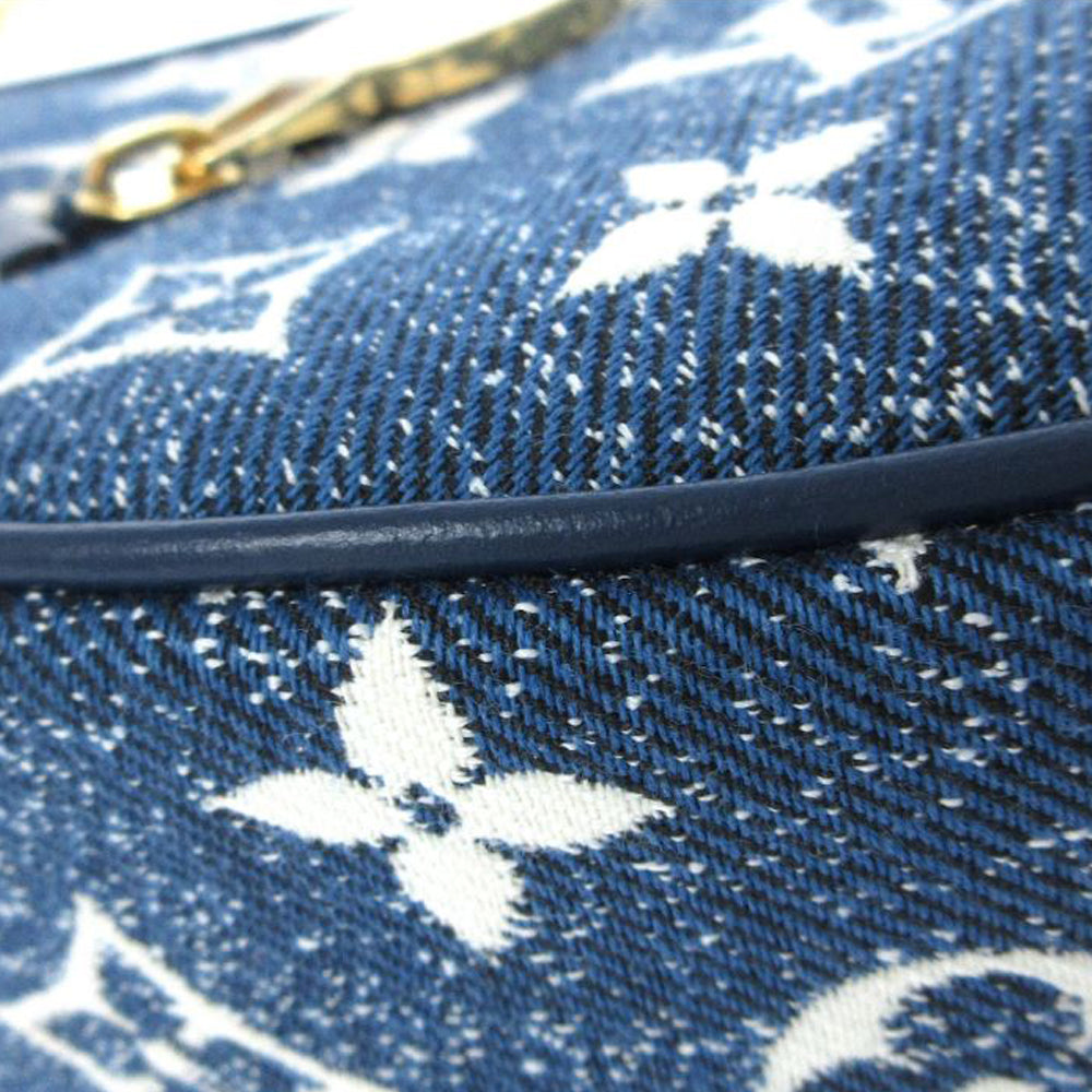 LOUIS VUITTON Loop Monograma Jacquard Denim Bolso de hombro Mujeres RES49